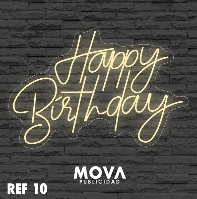 Happy Birthday REF 10 - luz cálida